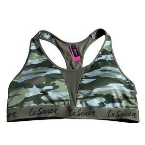 La Senza Women's Camouflage Racerback Sports Bra